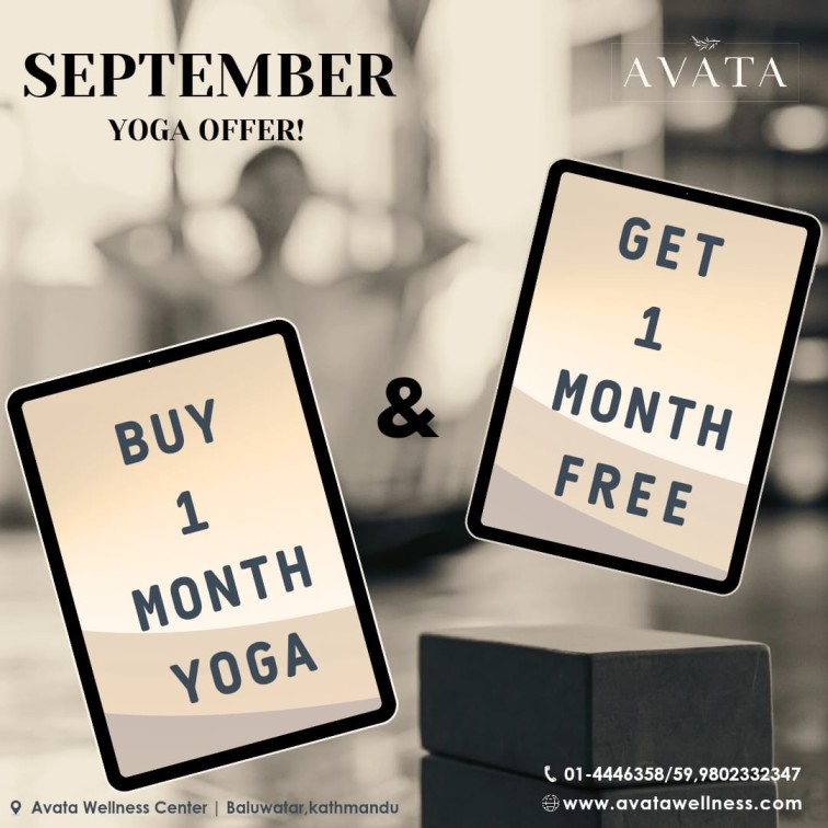 Buy 1 Month Yoga & Get 1 Month Free