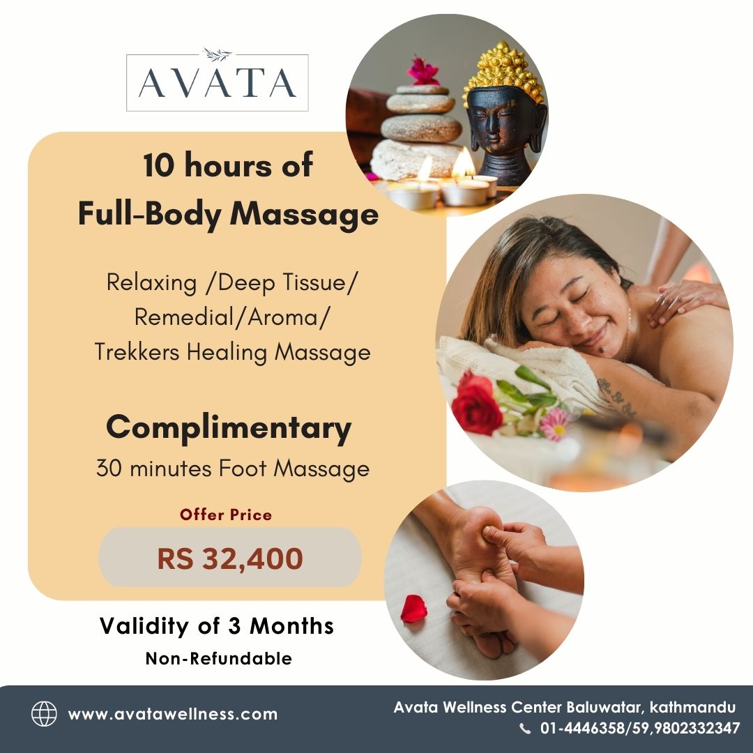 Renew and Relax Massage Package 1