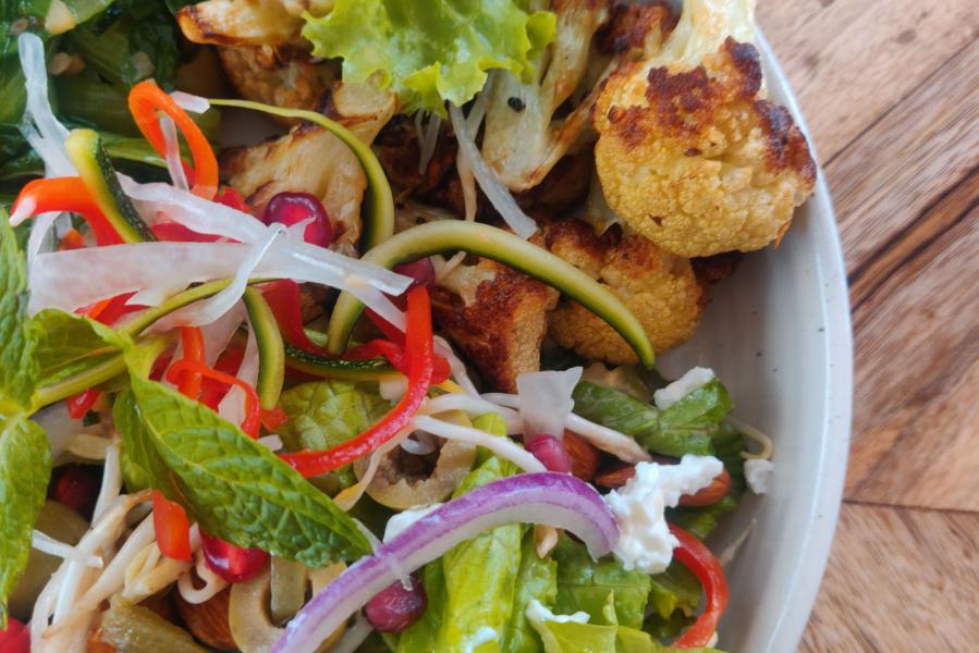 Roasted Cauli & Bokchoy