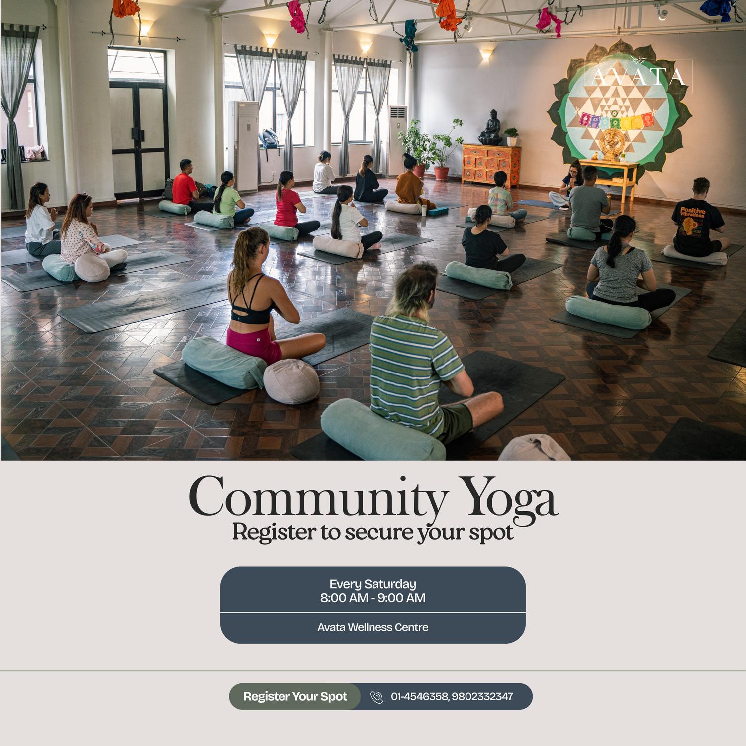 COMMUNITY YOGA SESSIONS