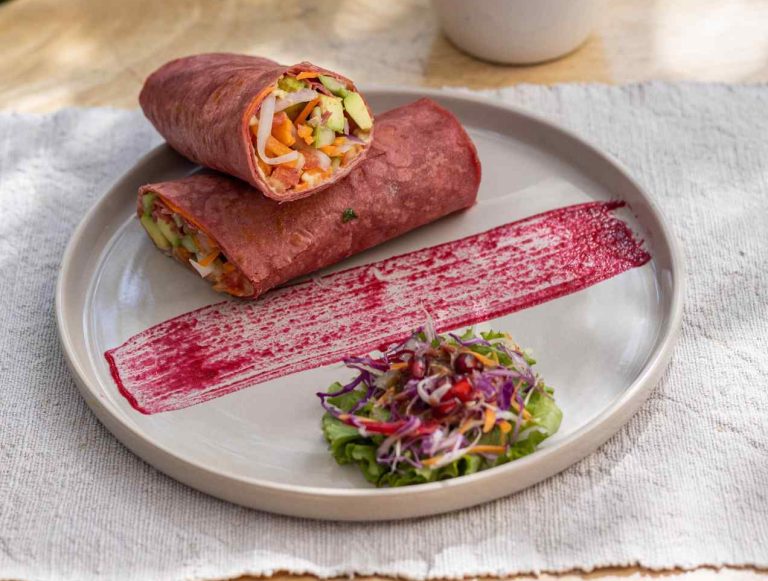 Hummus Veggie Wrap (Vegan)