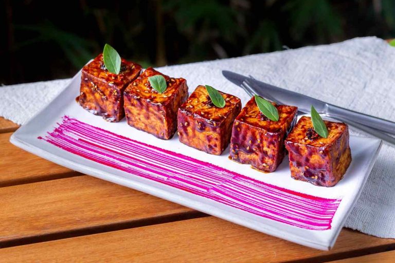 Teriyaki Glazed Tofu (Vegan)