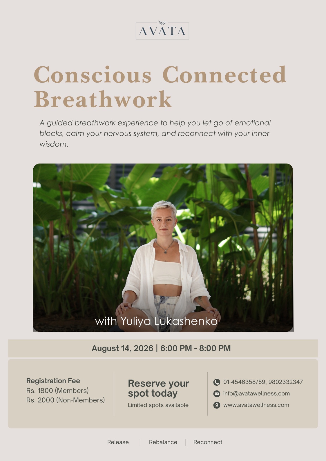 Conscious Connected Breathwork with Yuliya Lukashenko